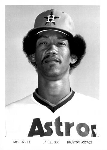 1976 Houston Astros 5x7 Photos #NNO Enos Cabell Front