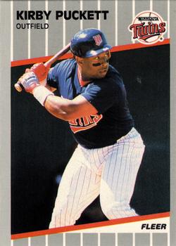 1989 Fleer - Glossy #124 Kirby Puckett Front