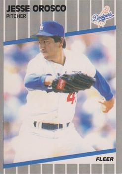 1989 Fleer - Glossy #68 Jesse Orosco Front