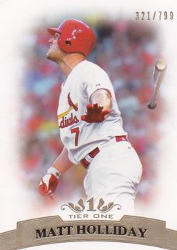 2011 Topps Tier One #17 Matt Holliday Front