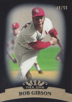 2011 Topps Tier One - Black #45 Bob Gibson Front