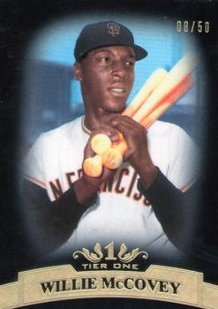 2011 Topps Tier One - Black #65 Willie McCovey Front