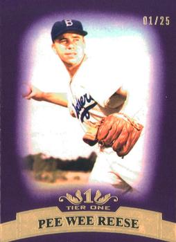2011 Topps Tier One - Purple #91 Pee Wee Reese Front