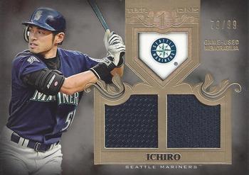 2011 Topps Tier One - Top Shelf Relics Dual #TSR1 Ichiro Suzuki Front