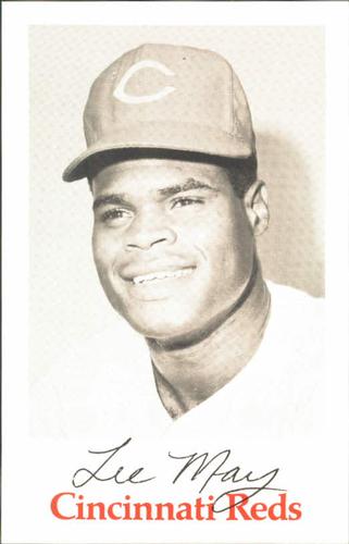 1969 Cincinnati Reds Photocards #NNO Lee May Front