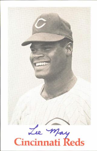 1967 Cincinnati Reds Photocards #NNO Lee May Front