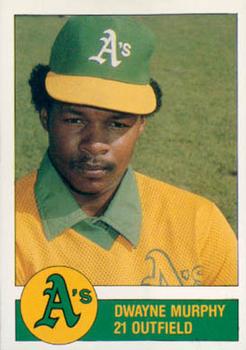 1981 Granny Goose Oakland Athletics #NNO Dwayne Murphy Front