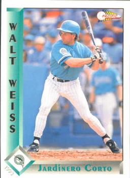 1993 Pacific Spanish #473 Walt Weiss Front