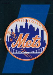 1991 Panini Stickers (Canada) #77 Mets Logo Front