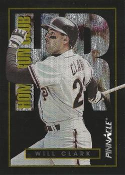 1993 Pinnacle Home Run Club #38 Will Clark Front