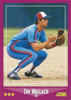 1988 Score - Glossy #70 Tim Wallach Front