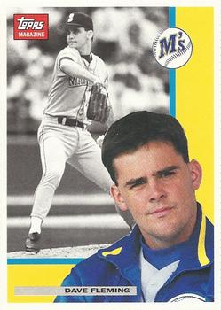 1992 Topps Magazine #TM92 Dave Fleming Front