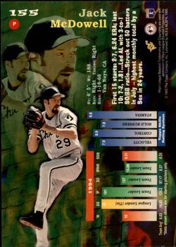 1995 Stadium Club - Super Team World Series #155 Jack McDowell Back