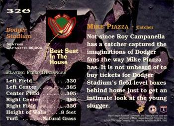 1995 Stadium Club - Super Team World Series #320 Mike Piazza Back