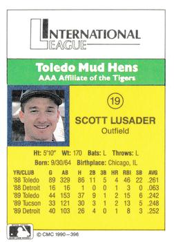 1990 CMC #396 Scott Lusader Back