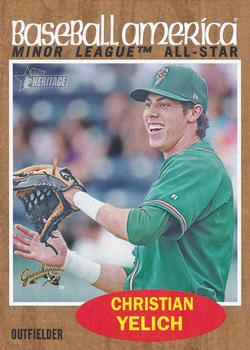 2011 Topps Heritage Minor League #243 Christian Yelich Front