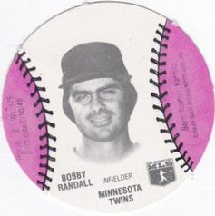 1977 Burger Chef Fun Meal Discs #NNO Bob Randall Front