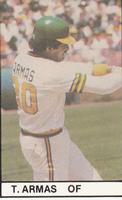 1981 All-Star Game Program Inserts #NNO Tony Armas Front