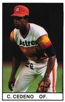 1981 All-Star Game Program Inserts #NNO Cesar Cedeno Front