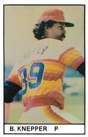 1981 All-Star Game Program Inserts #NNO Bob Knepper Front