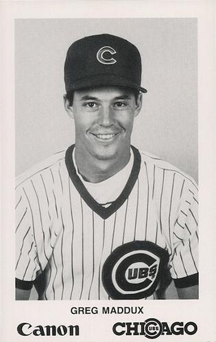 1988 Canon Chicago Cubs #14 Greg Maddux Front