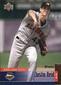 2002 Upper Deck Minor League #140 Justin Reid Front