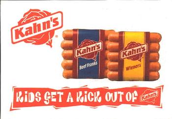 2000 Kahn's Cincinnati Reds #NNO Coupon - Hot Dogs Front