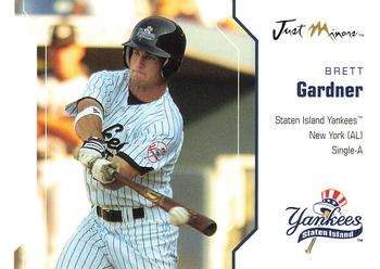 2006 Just Autographs #19 Brett Gardner Front