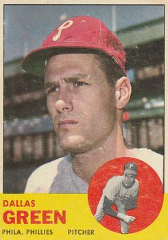 1963 Topps #91 Dallas Green Front
