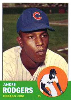 1963 Topps #193 Andre Rodgers Front