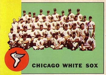 1963 Topps #288 Chicago White Sox Front