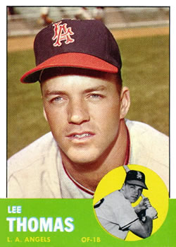 1963 Topps #441 Lee Thomas Front