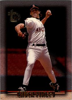 1995 Topps Embossed #48 Chuck Finley Front