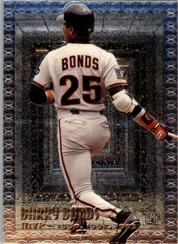 1995 Topps Embossed #120 Barry Bonds Front