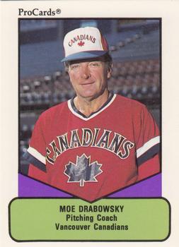 1990 ProCards AAA #184 Moe Drabowsky Front