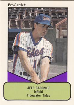 1990 ProCards AAA #282 Jeff Gardner Front