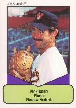 1990 ProCards AAA #30 Rich Bordi Front