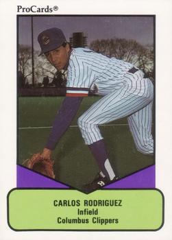 1990 ProCards AAA #333 Carlos Rodriguez Front