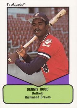 1990 ProCards AAA #415 Dennis Hood Front