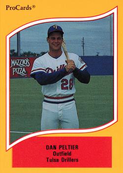 1990 ProCards A and AA #71 Dan Peltier Front