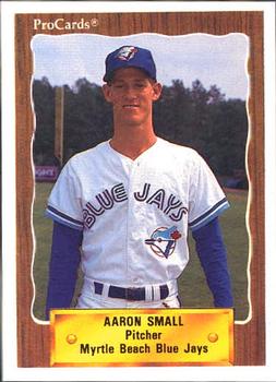 1990 ProCards #2777 Aaron Small Front