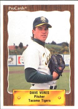 1990 ProCards #90 Dave Veres Front