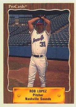 1990 ProCards #228 Rob Lopez Front