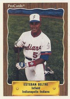 1990 ProCards #281 Esteban Beltre Front