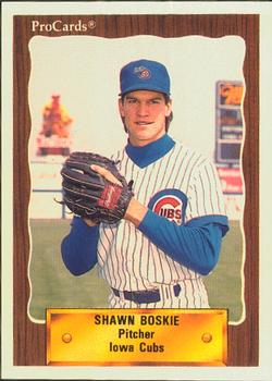 1990 ProCards #312 Shawn Boskie Front