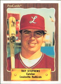 1990 ProCards #405 Ray Stephens Front