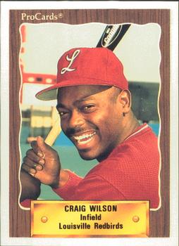 1990 ProCards #413 Craig Wilson Front