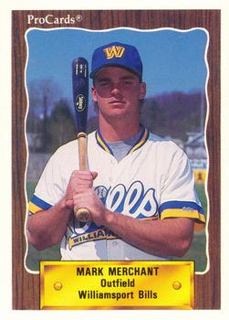 1990 ProCards #1070 Mark Merchant Front