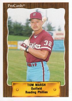 1990 ProCards #1233 Tom Marsh Front