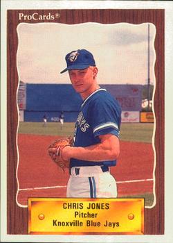 1990 ProCards #1243 Chris Jones Front